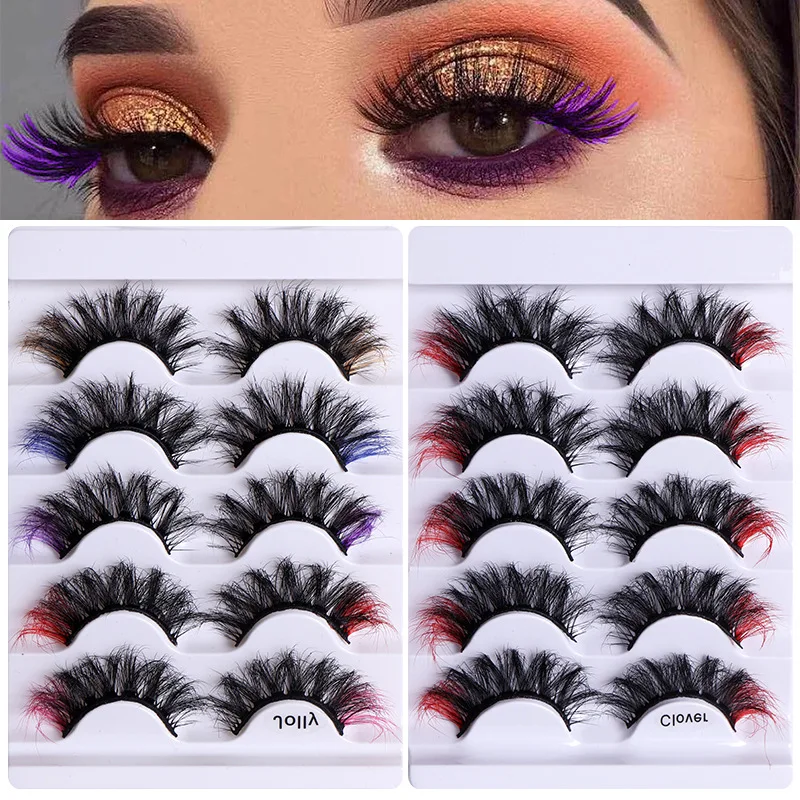 

Fantasy mink eyelashes 5 pairs of false eyelashes