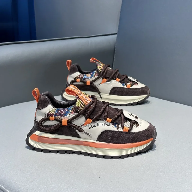 Модная брендовая мужская обувь с низким берцем осенне-зимняя новая удобная