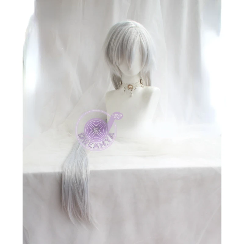 Tsukishiro Yukito Yue косплей парик аниме Кепка для карт роторы Сакура серебристо-белые
