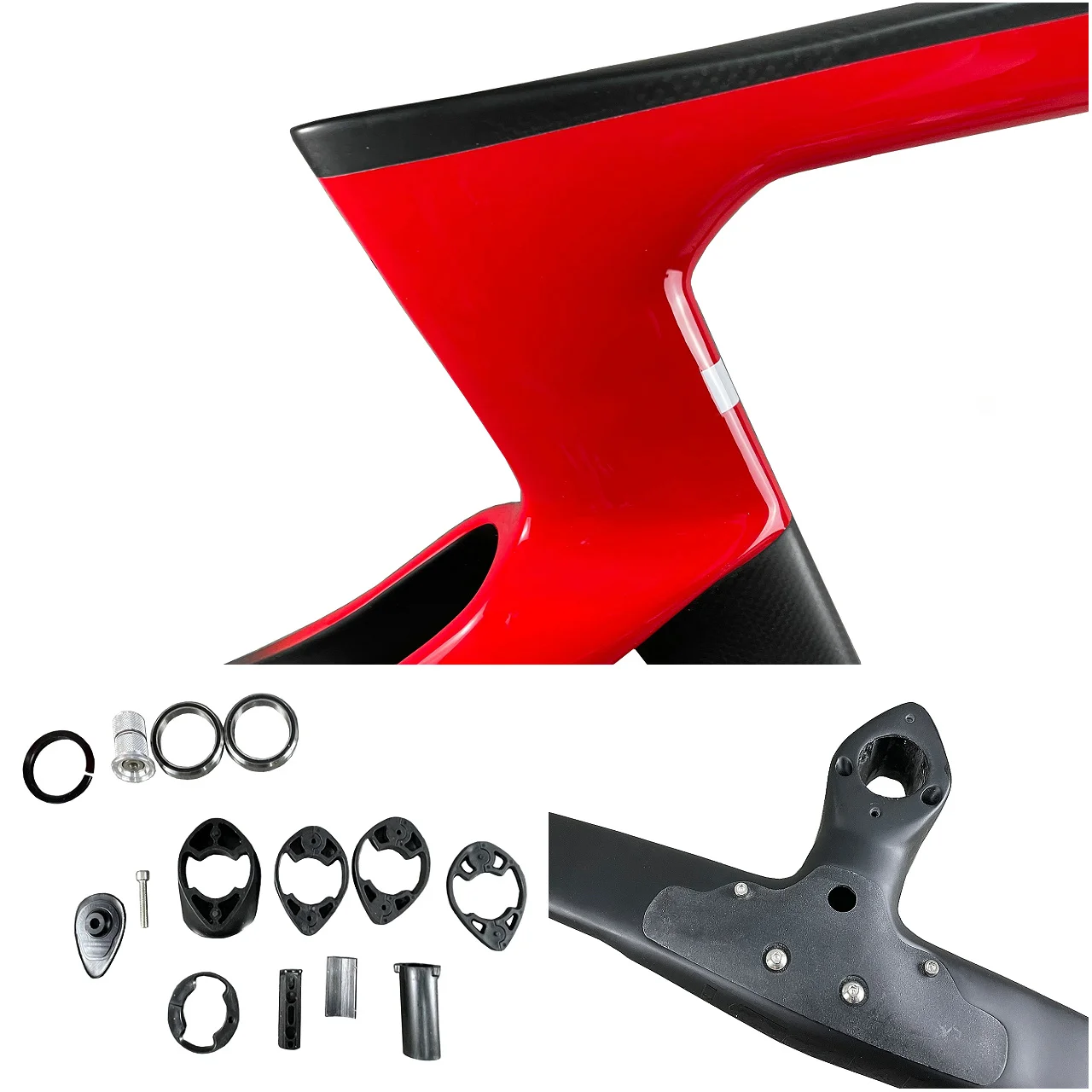 

Eruption Red T1100 1K Road Bike Carbon Frames V Disk Brakes Bicycle Frameset 43--57.5cm Handlebar Ship XDB DPD UPS