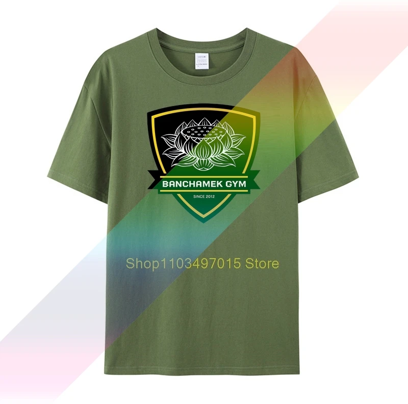 Новинка BANCHAMEK GYMER Buakaw Por Pramuk Muay Thai логотип мужская Черная Футболка размер S 3XL 2019