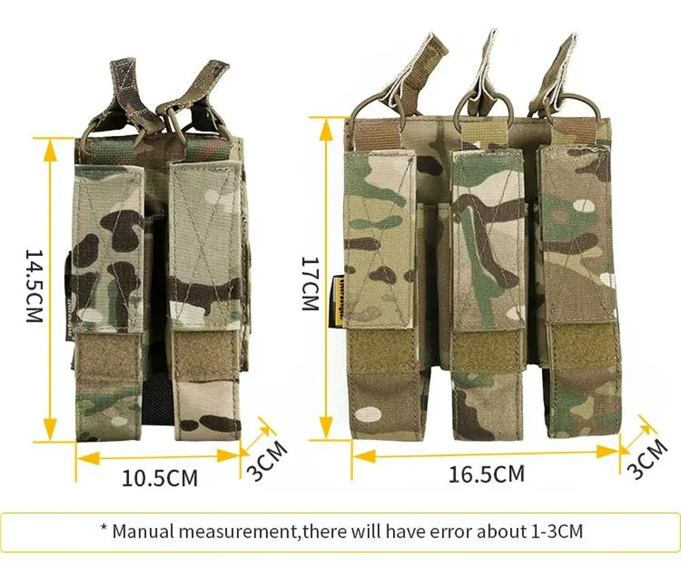 Фото Подсумок для журналов Emersongear Airsoft Modular Triple MAG MP7 EM6357 №5