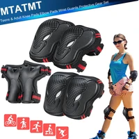 kids teens adult knee pads elbow pads wrist guards 6pcsset protective gear set for roller skating skateboarding cycling sports