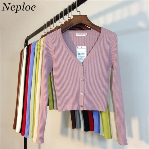 Neploe женские кардиганы из полиэстера