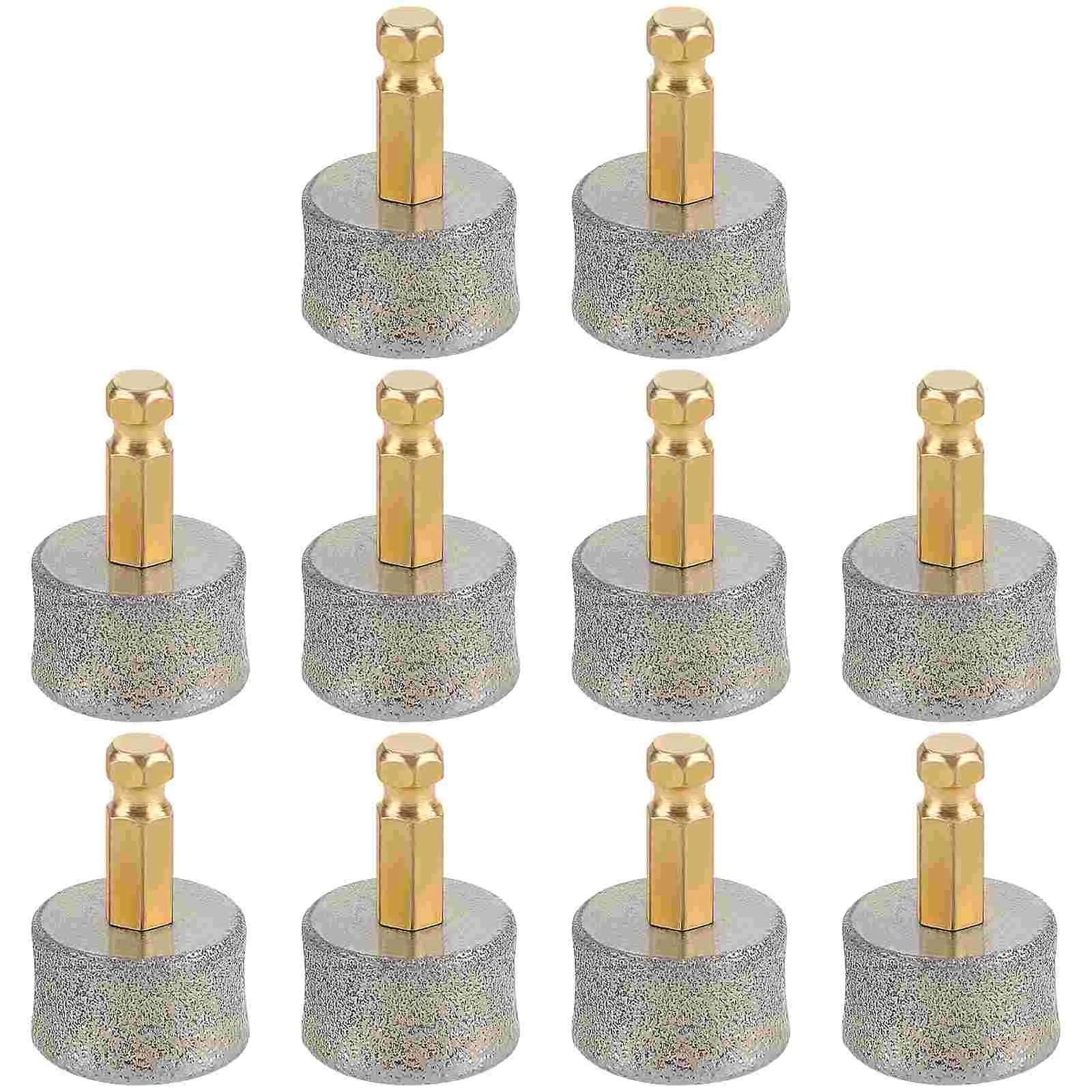 

10 Pcs Nail Polisher Replacement Head Tools Pet Paws Grooming Accessories Grinder Wheel Tip Trimmer Grinding Metal Dog