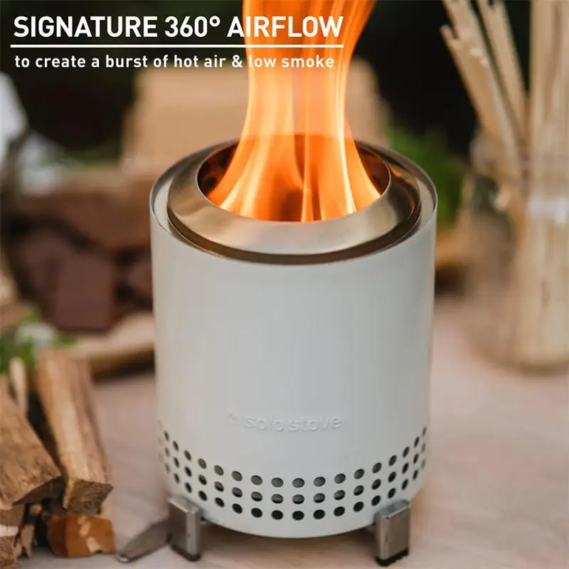 

Tabletop Fire Pit With Stand Outdoor Portable Mini Camping Stove Winter Warm Small Fireplace Hiking Picnic Gases Heater Stoves