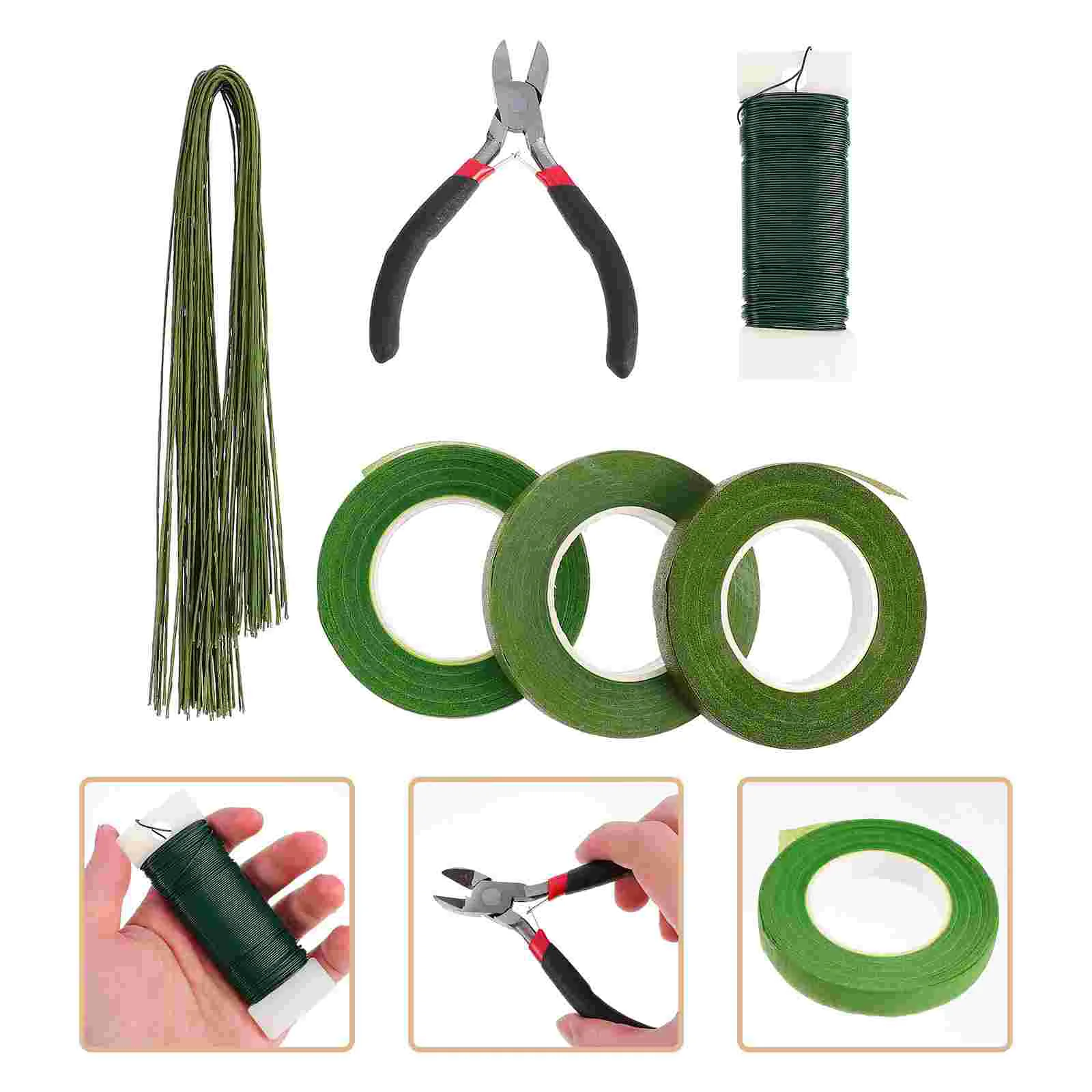 

Flower Floral Wire Arrangement Tape Stem Toolstool Wrap Kit Green Sets Supplies Cutting Diy Crafts Bouquet Scissors Tapes Shop
