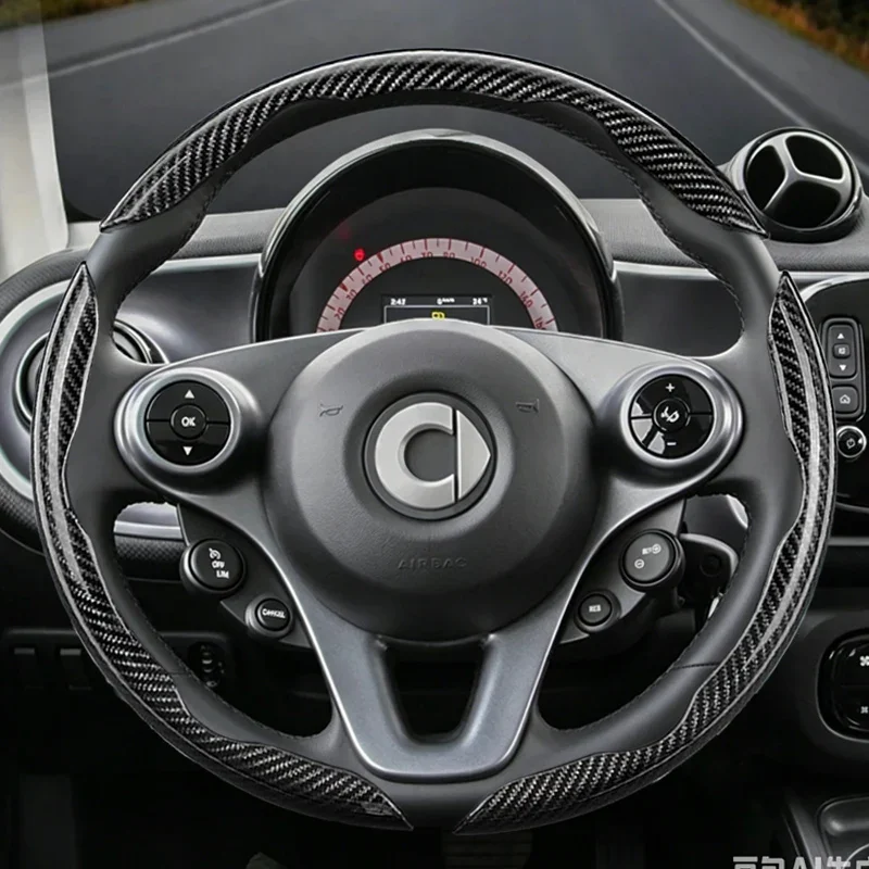 Фото Чехол на руль Smart, подходит для Fortwo 451 450, Tronsmart T7 453, Gauge Gbd2 1 3, Forfour Roadster Electric №4