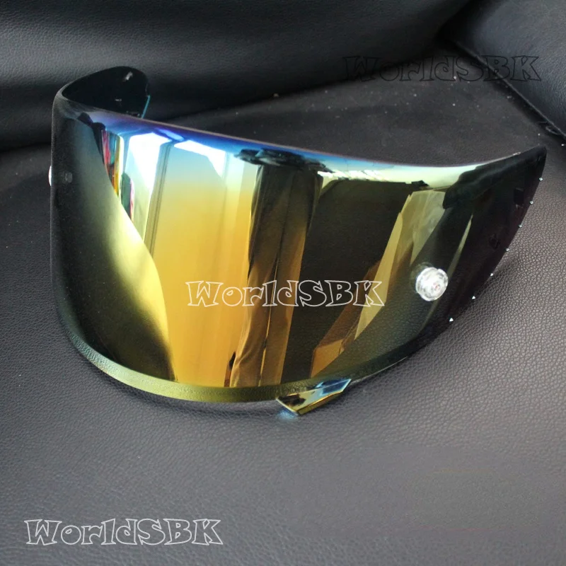 9 Colors Gold Iridium Motorcycle Full Face Helmet Visor Lens case for SHOEI X14 X-14 Z7 CWR-1 NXR RF-1200 X-Spirit 3 Mask |