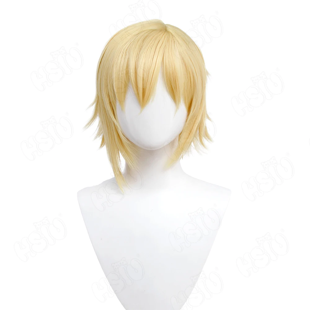 

Ensemble Stars Nito Nazuna Cosplay Wig Blonde Short Hair Free Wig Cap