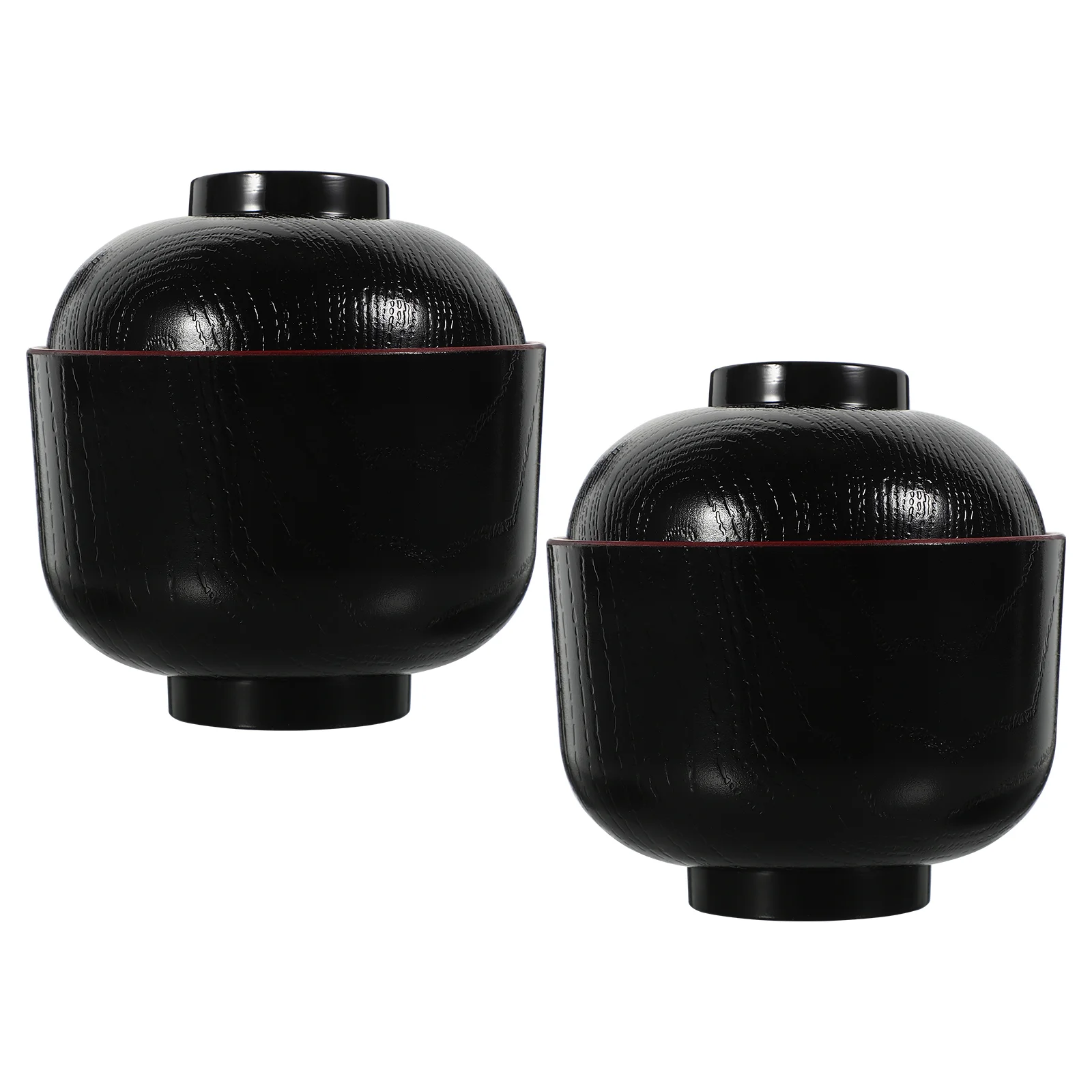 Суповые миски контейнеры для макарон с крышками лапша рамэн крышка в японском