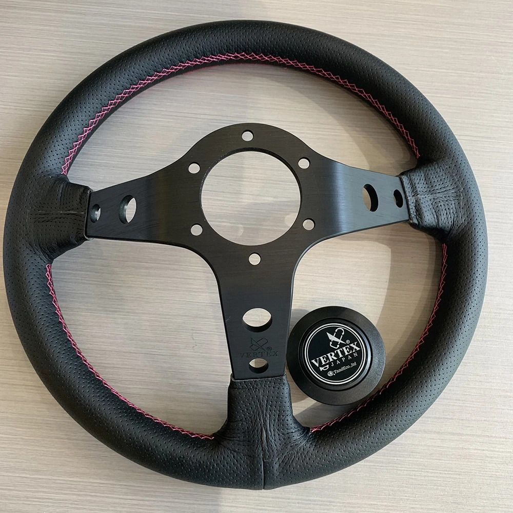 Tiypeor VERTEX новый цвет розовый 13 дюймов 330 мм JDM гоночный перфорированный кожаный