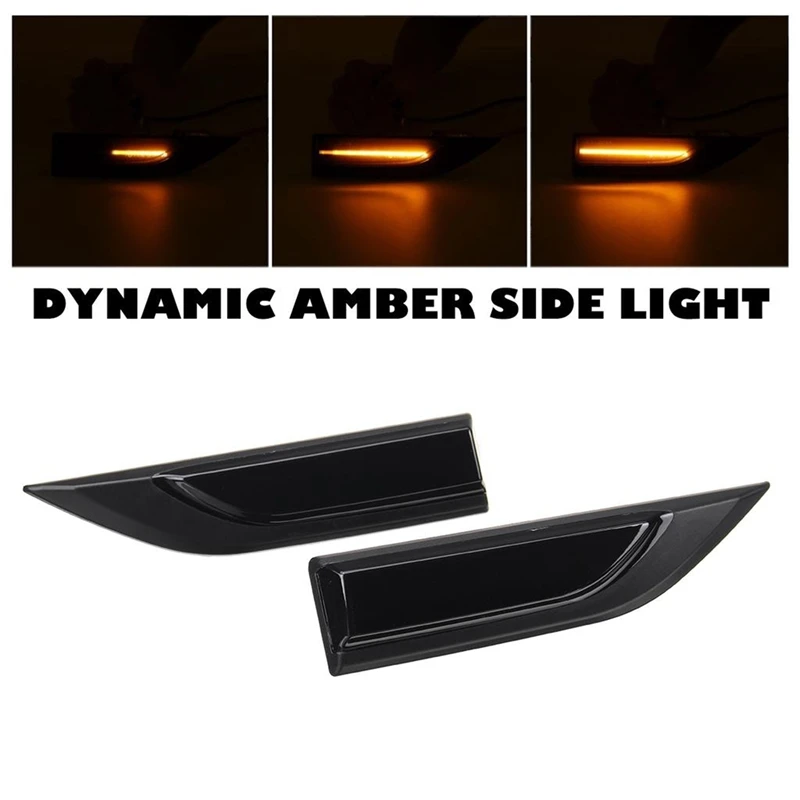 

2PCS LED Dynamic Turn Signal Light Side Marker Sequential Blinker Lamp For Transporter T6 T7 Multivan Caddy MK4 16-2022