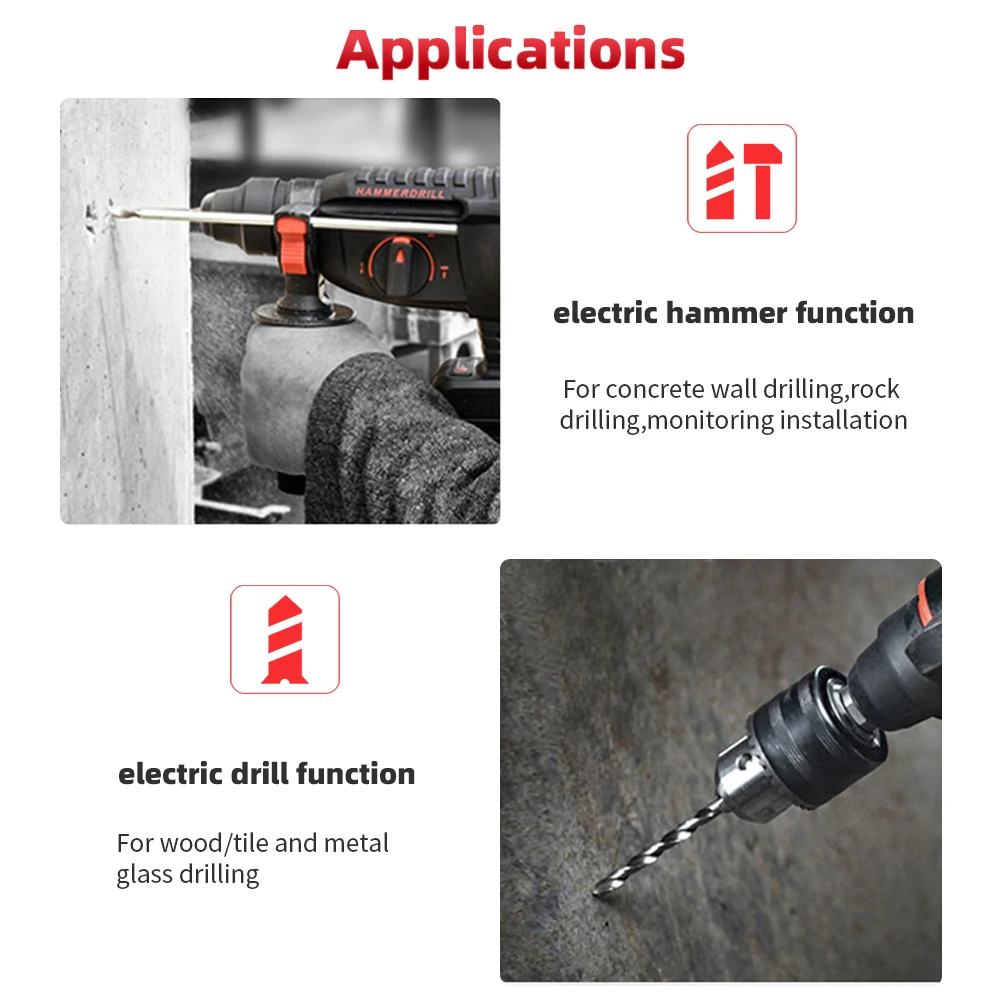 Настраиваемый многофункциональный набор инструментов для дома: аккумуляторная ударная дрель-полировщик из нержавеющей стали, минимум 1 комплект, OEM, в жестком кейсе (art.: 3920dbcf019a7) - 3920dbcf019a7