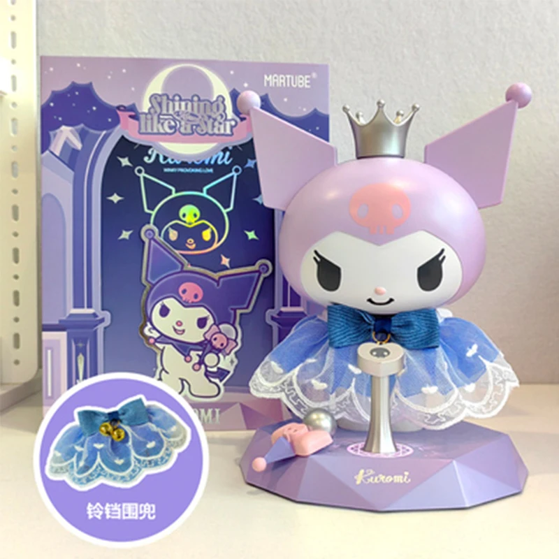

Sanrio Милая анимационная фигурка Kuromi сценическое аудио чистый высококачественный звук Качественные динамики проигрываемые украшения подарок на день рождения