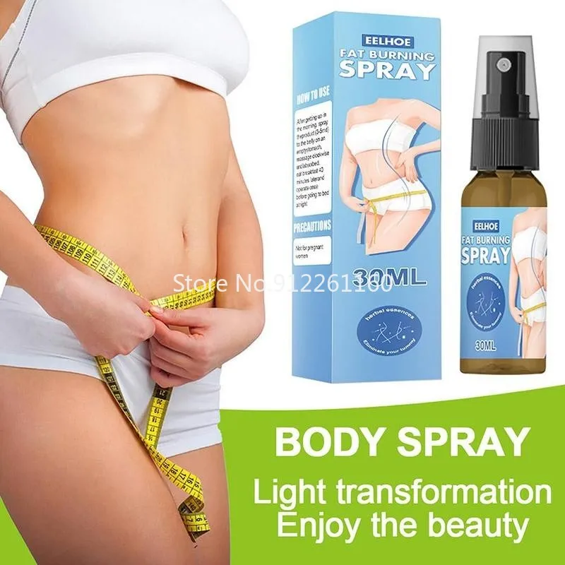 Fat Burning Slimming Spray Powerful Belly Abdomen Weight Loss Products Natural Herbal Ingredients Health Fast Slim Cream 30ml