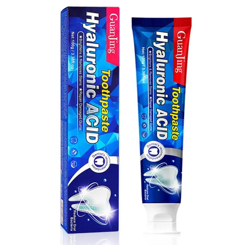 

Deep Cleaning Toothpaste Hyaluronic Acid Toothpaste For Whiter Teeth Active Toothpaste Removes Stains Whitens And Strengthens