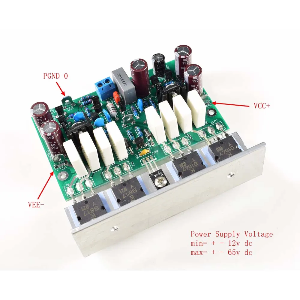 2шт HI-END L20 VER 10 Stero усилитель мощности готовая плата 200 Вт 8R HiFi с радиатором D2-011 |