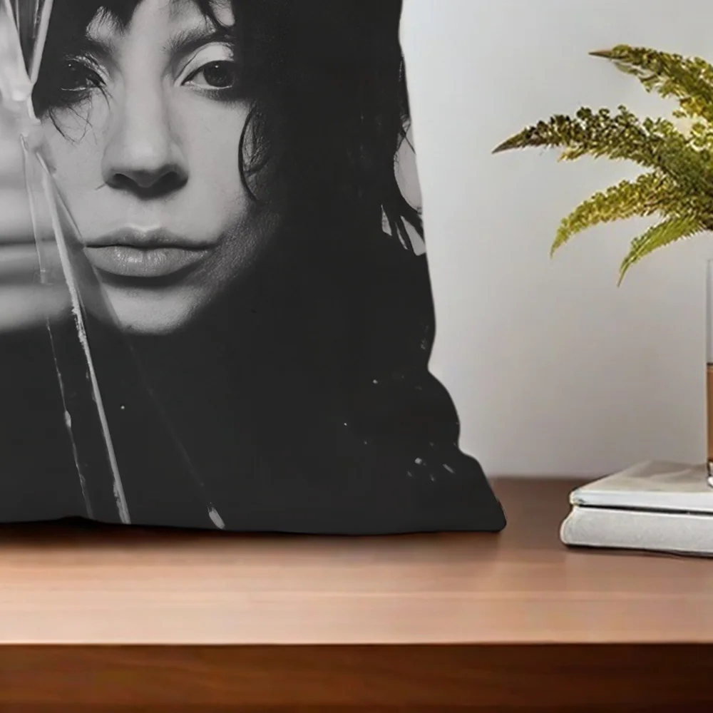 Подушка Singer L-Lady G-Gaga M-Mayhem для спальни автомобиля кофейни комнаты мягкая и