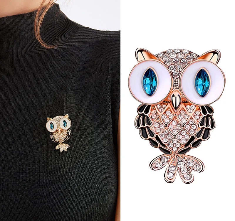 

Женская Брошь в виде совы