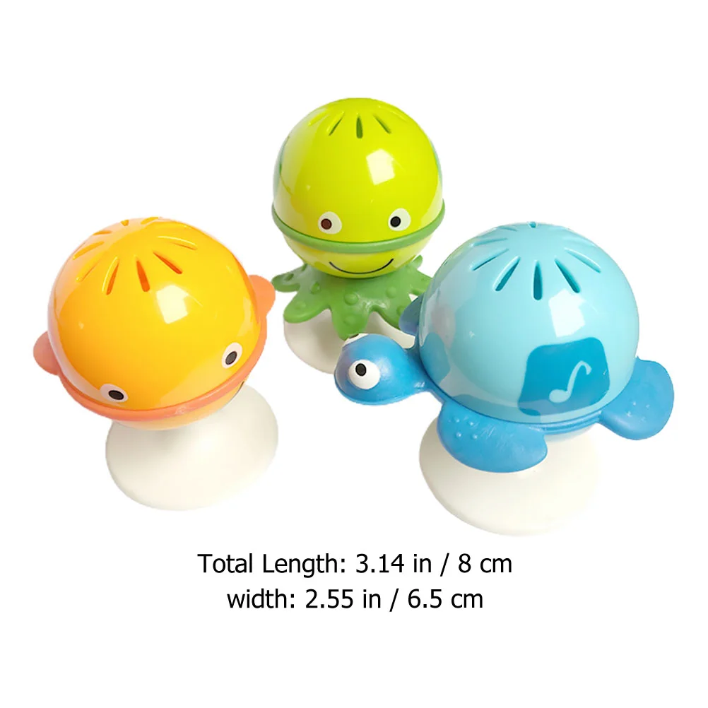 

Baby Feeding Rattles Ocean Series Plaything Rattle Toys with Suction Cups Children Rattle Table Toy Twisting Baby Rattle