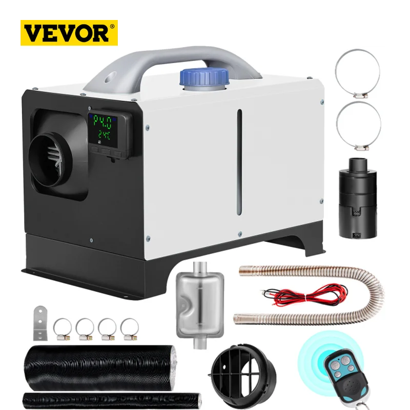 

VEVOR 8KW Diesel Air Heater 12V Truck Heater Wireless Control Parking Heater All in One w/ LCD Remote Control