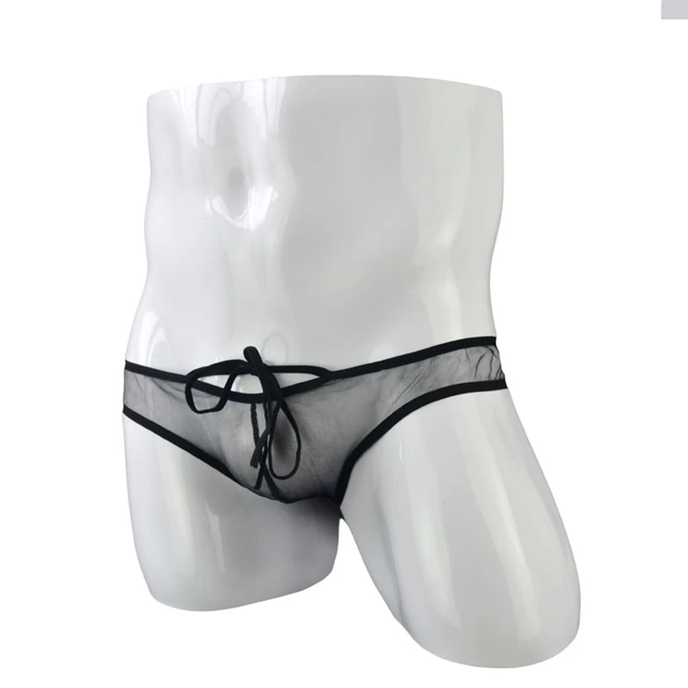 

Мужские трусики-танга с пусетчатым мешочком, нижнее белье, прозрачные трусы, сексуальные сетчатые трусы, шорты, прозрачные трусики, регулир...