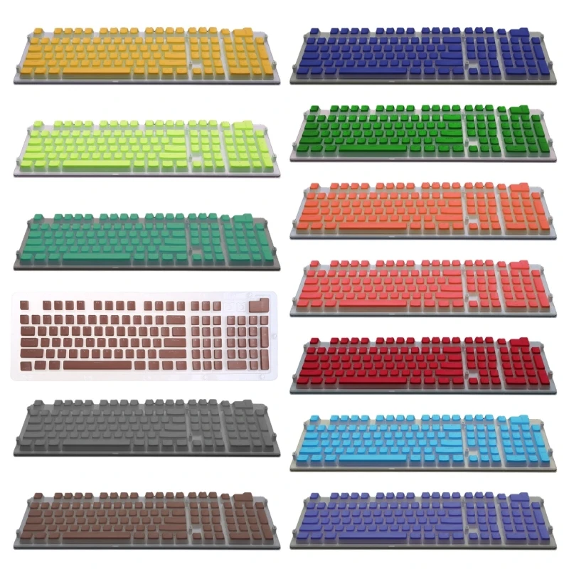 

Q1JF 108 Keys RGB Two-Color Translucent Keycaps for Gateron/ Cherry/ Kailh Mechanical