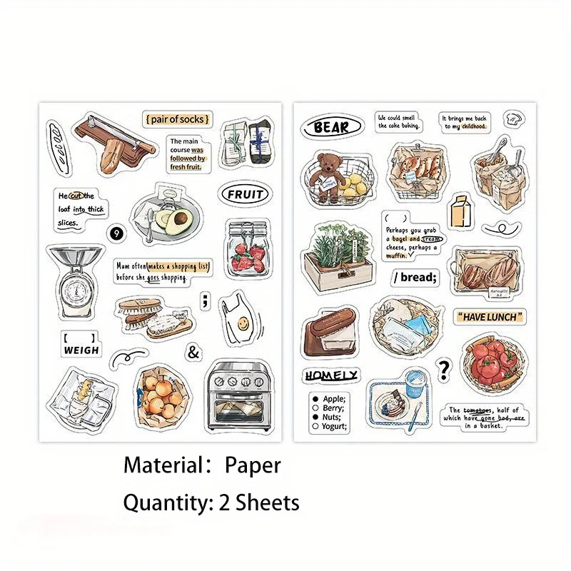 

MOHAMM наклейки для скрапбукинга