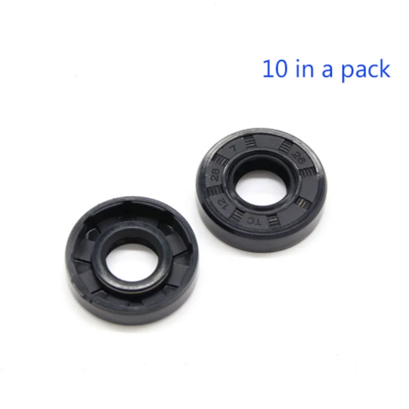 10Pcs in a pack Multiple Sizes Rubber Skeleton Oil Seal,Rotary shaft lip seal