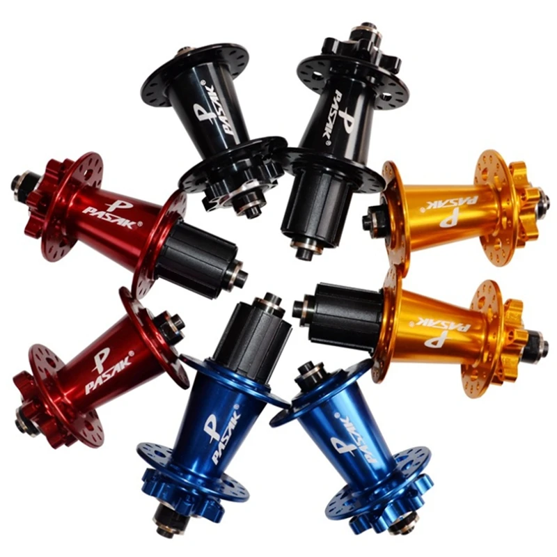 

PASAK Mountain Bike 4 Palin Bearing Disc Brake Hub Front Rear Axle Hubs 32 Hole Quick Release