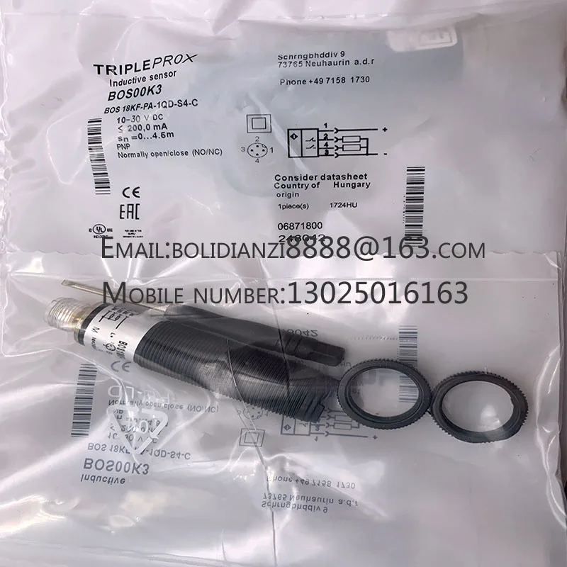 Новый датчик приближения BOS 18M-PA-1PD-E5-C-S4 BOS0049