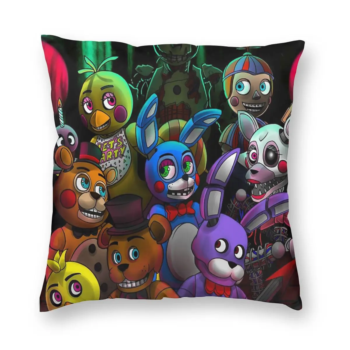 

Fnaf-All Togheter Dakimakura Pillow Case Pillow Cover Pillowcase Body Pillow Case Pillow Case 50x50Cm
