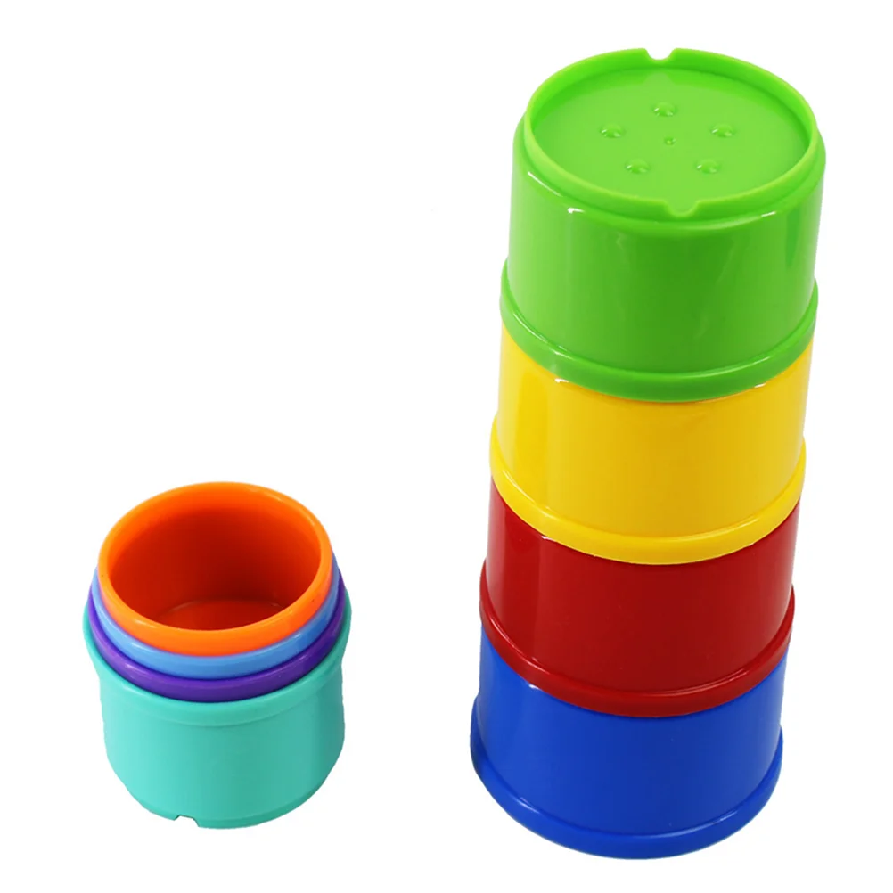 

Children's Stacking Cup Learning Toy Kids Educational Game Building Block Funny