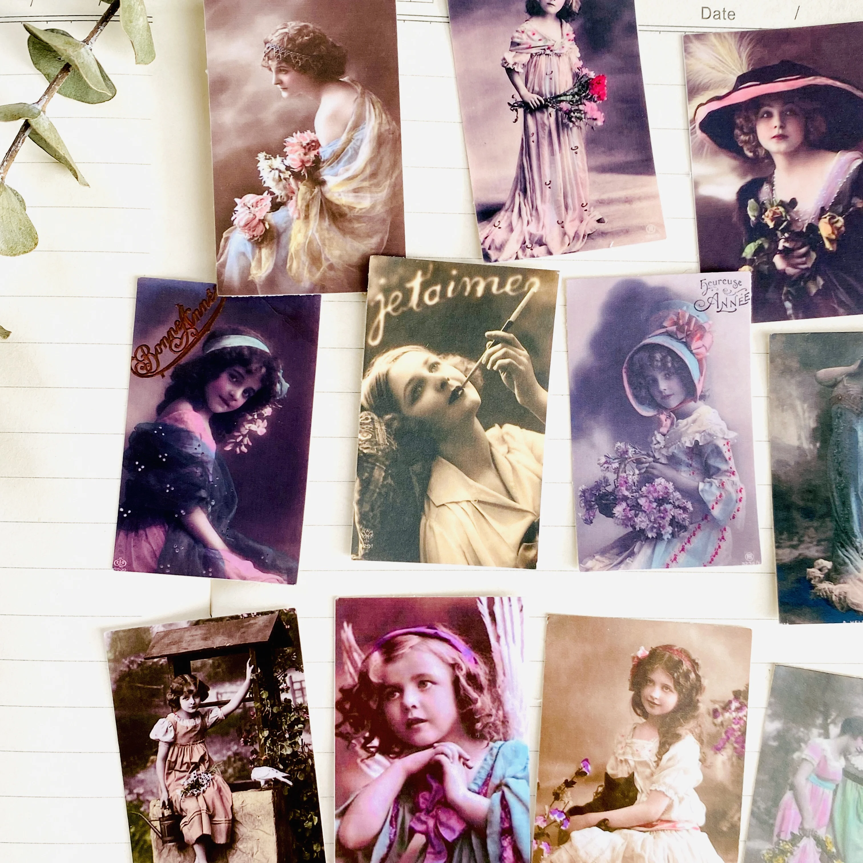 

5 видов, винтажные старые фотообои, дневник, коллаж, телефон, дневник, альбом, счастливый план, подарок, украшение с печатью