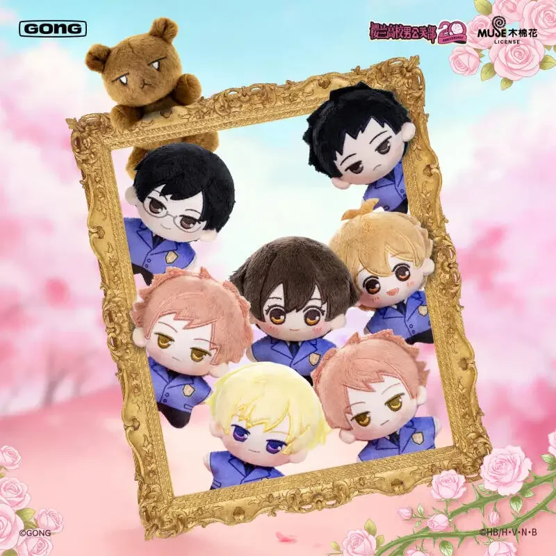 Фото POP MART GONG High School Host Club OURAN Beckoning Series: Плюшевые игрушки-сюрпризы в закрытой упаковке, милые фигурки-украшения для домашнего декора №2