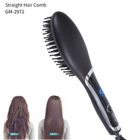 hot comb straightener electric hair straightener hair curler wet dry use hair hot heating comb for hair straight hair comb