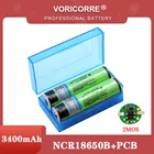 Аккумулятор VariCore 18650 NCR18650B, 3400 мА ч, 3,7 в, с печатной платой, для фонариков