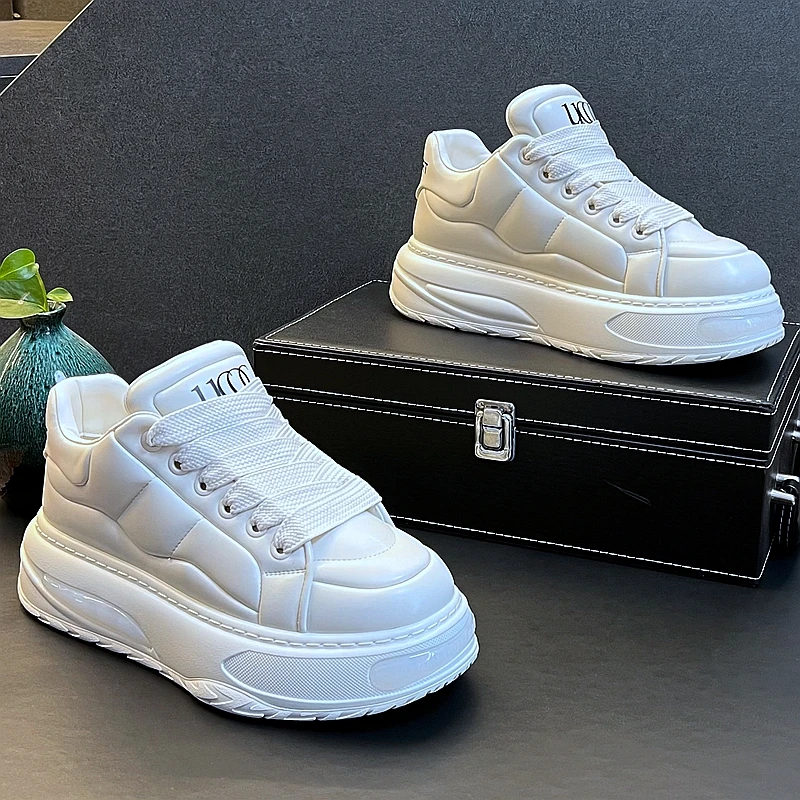 Новое поступление мужская модная повседневная белая обувь весенне-осенние