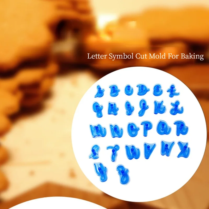 3D Алфавит искусственное украшение для печенья штамп резак инструменты украшения