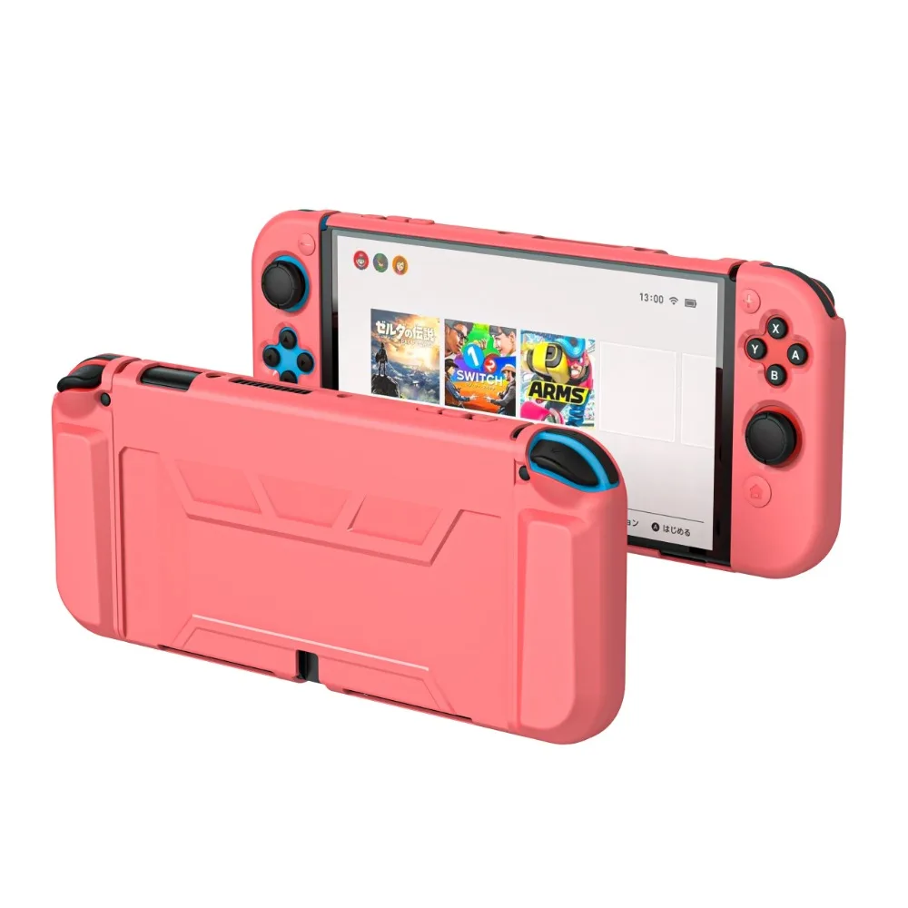 Переключатель модели OLED 2022 для Nintendo Switch задняя крышка TPU NS защита от падения