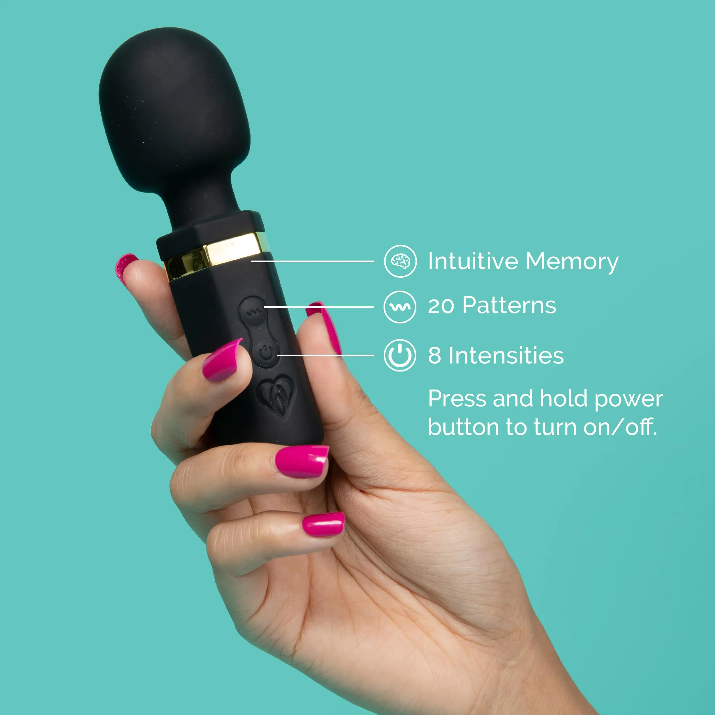 Фото Ava Mini Go Magic Wand-[Мини-Вибратор Секс-Игрушка] Секс-Игрушка для всех |   Персональный массажер, палочный массажер, стимулятор клитора | №5