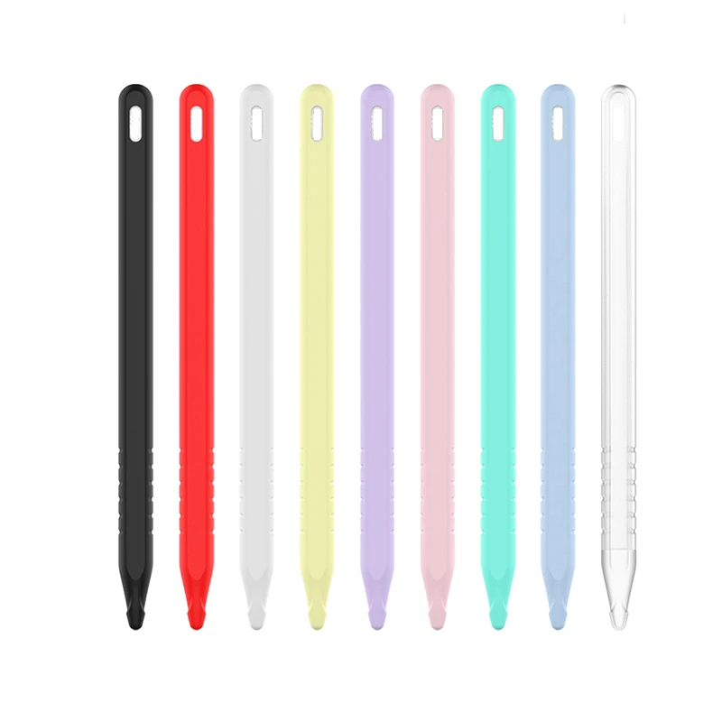 

Чехол карамельного цвета для Apple Pencil 2, силиконовый мягкий чехол для IPad, планшета, сенсорного стилуса, защитный чехол для пенала 2 2nd