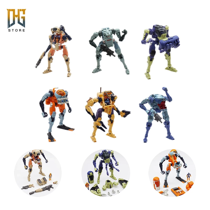 

Original 11cm Power Armor Anime Figure Heavy Industry Mobile Robot Mecha Model Toys Statue Anime Assemble Collectble Models Gift