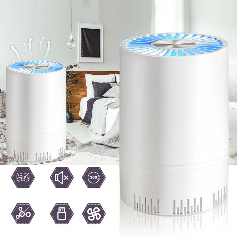 

Air Eliminator Air Purifier Assembly Fitting Home Large Office Part Replacement Room Tool USB Cable 12.5x8cm 5V 5W