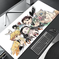 demon slayer mouse pad anime gaming office computer accessories gamer mat carpet spirit warmblooded japan cool 900x400 xxl large