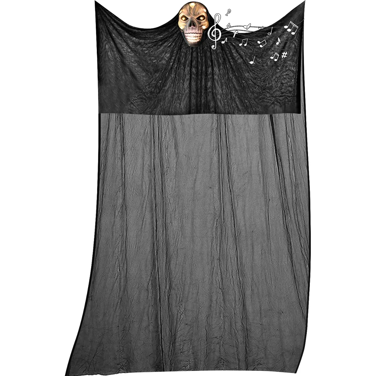 

Страшный подвесной призрак на Хэллоуин, светодиодсветодиодный Подвесная лампа со светильник том и звуком, большой страшный призрак на Хэлл...