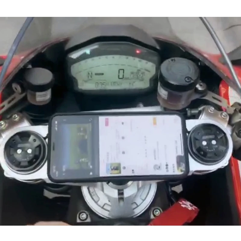 Tanie Wyścigi Motocyklowe Telefony Komórkowe Stojak Na Telefon Dla BMW S1000RR Kawasaki Ninja Honda Suzuki Ducati V4 Uchwyt Do Telefonu Komórkowego