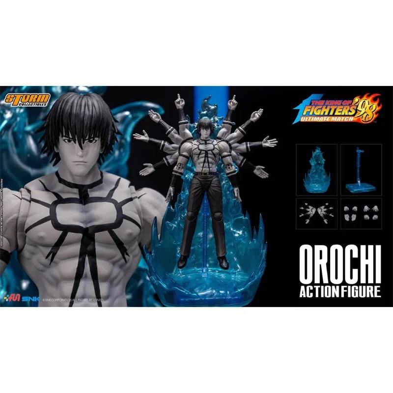 Фото В наличии: Фигурка Storm Toys 1/12 King of Fighters '98 Орочи (Большая Змея) в различных цветах, специальная расцветка SKKF04 BK YL №2