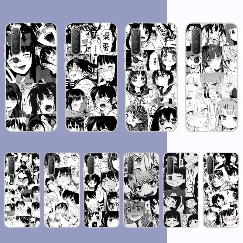 

Cute Kawaii Japan Girls Harajuku Phone Case for Samsung S21 A10 for Redmi Note 7 9 for Huawei P30Pro Honor 8X 10i cover